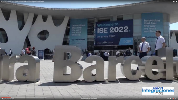 Este vídeo es un trailer que recoge el ambiente general y algunos de los stands que pudimos visitar en ISE 2022. Video: SIM