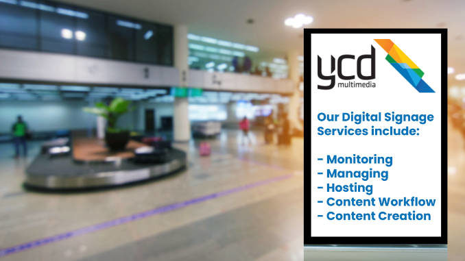 YCD Multimedia ha lanzado 6 nuevas ofertas de servicios para simplificar la vida de sus clientes y optimizar el uso de sus sitemas de cartelería digital. Foto: YCD