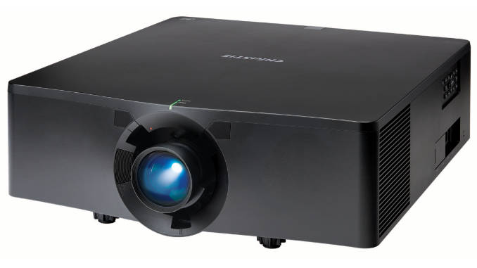 El proyector 1DLP láser 4K22-HS de Christie se presenta por primera vez en InfoComm. Foto: Christie