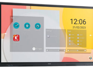 Las nuevas pantallas colaborativas Sharp LC cuentan con funcionalidades preinstaladas y conectividad de última generación. Foto: Sharp/NEC Display