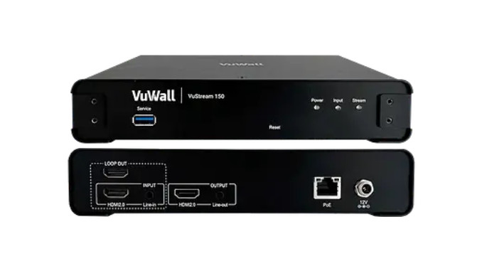 El codificador VuStream 150 H.264 de VuWall ofrece nuevas características y capacidades con rendimiento y flexibilidad superiores. Foto: VuWall