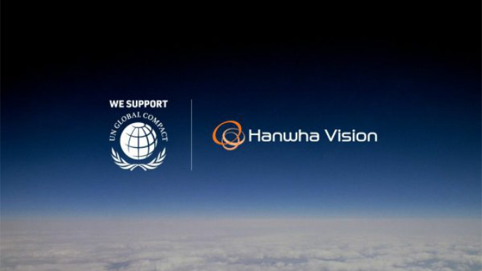 Hanwha Vision se ha unido al Pacto Mundial de las Naciones Unidas (UNGC), la iniciativa de sostenibilidad corporativa más grande del mundo. Foto: Hanwha Vision