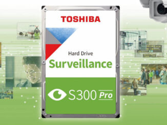 Los nuevos discos duros S300 Pro de Toshiba para sistemas de videovigilancia a gran escala están disponibles con capacidades de 4 TB, 6 TB, 8 TB y 10 TB, y ofrecen mayor rendimiento, fiabilidad y eficiencia energética. Foto: Toshiba