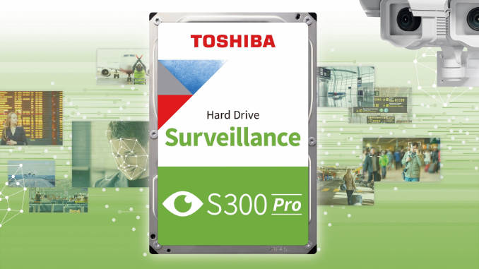 Los nuevos discos duros S300 Pro de Toshiba para sistemas de videovigilancia a gran escala están disponibles con capacidades de 4 TB, 6 TB, 8 TB y 10 TB, y ofrecen mayor rendimiento, fiabilidad y eficiencia energética. Foto: Toshiba