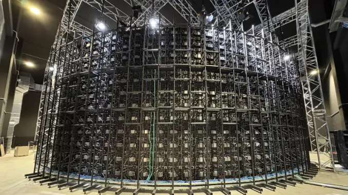 Las pantallas LED VP XR de Alfalite impulsan el nuevo Coruña Estudio Inmersivo (CEI), mayor plató de producción virtual de España. Foto: Alfalite