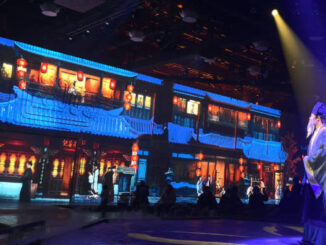 Balada de Chu, una representación teatral inmersiva que fusiona historia y tecnología apoyándose en más de 50 proyectores láser 1DLP de Christie. Foto: Christie