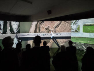 El Municipio de Portimão, en la región de Algarve, ha dado vida a su exposición temporal, Portimão 2034, con la instalación de una sala inmersiva realizada por Sony y ByAR. Foto: Sony