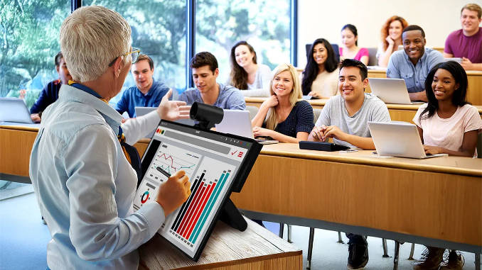 Las pantallas interactivas de Smart Technologies han sido diseñadas para ayudar a los usuarios, compradores y socios de canal a aprovechar al máximo su tiempo. Foto: TD SYNNEX