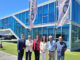En la imagen, por parte de Quitérios, João Quitério, fundador (2º dcha.), José Quitério, CEO (2º izq.), Joana Quitério, Asistente CEO (3ª dcha.) y Vitor Quitério, Dir. producción (1º dcha.). Por parte de Legrand, Amélie Zegmout, CEO Legrand Iberia (3ª izq.) y Norberto Mendes, Dir. Gral. Legrand Portugal (1º izq.). Foto: Legrand