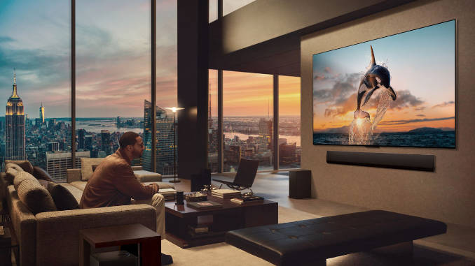 LG Electronics lanza a nivel global la nueva gama de televisores inalámbricos OLED evo M5 con tamaños de pantalla de 97 pulgadas, 83, 77 y 65. Foto: LG