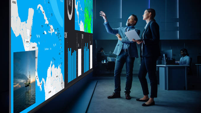 Sharp amplía su Serie de monitores dvLED FE3 con un nuevo módulo de 0,95 mm para aplicaciones de alta resolución. Foto: Sharp NEC