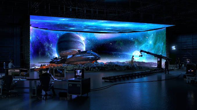 Con su nuevo videowall VERONA Crystal LED, AV-Professional completa su oferta de alquiler para producciones virtuales de alta calidad. Foto: SONY