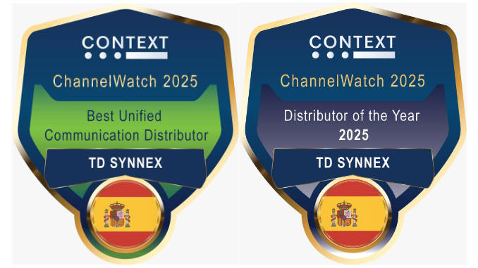 TD SYNNEX ha sido reconocido como Mejor Mayorista de España en los premios CONTEXT ChannelWatch 2025. Foto: TD SYNNEX/SIMes