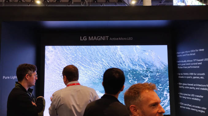 LG presentó en ISE 2026 la nueva generación de pantallas Micro LED LG MAGNIT Foto: SIM/JDC